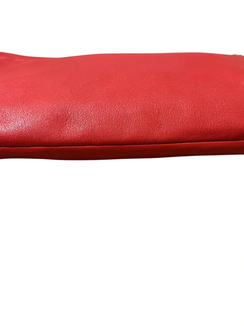 Coach Red Leather Legacy Large Wristlet with COA